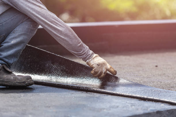 Professional Emergency Waterproofing technician working in Palmyra, WI